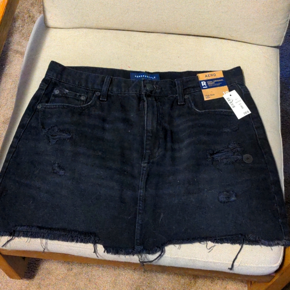 Size 10R Aeropostale Denim Mini Skirt